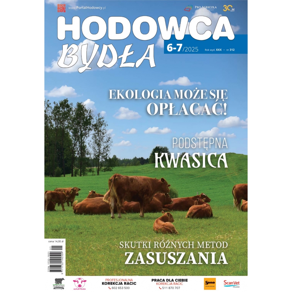 Hodowca Bydła 6-7/2025 - wydanie papierowe Hodowca Bydła 6-7/2025 - wydanie papierowe