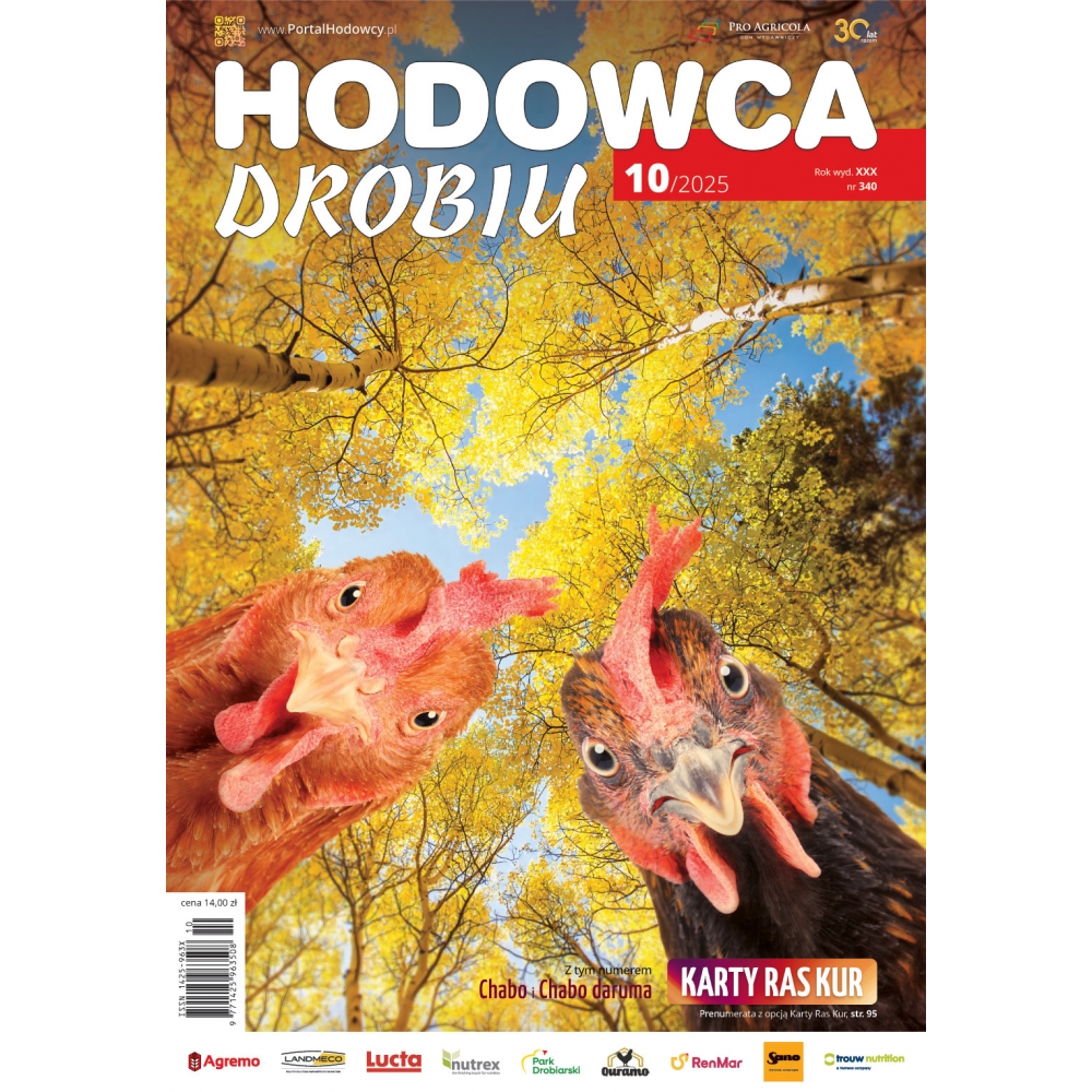Hodowca Drobiu 10/2025 - wydanie papierowe Hodowca Drobiu 10/2025 - wydanie papierowe