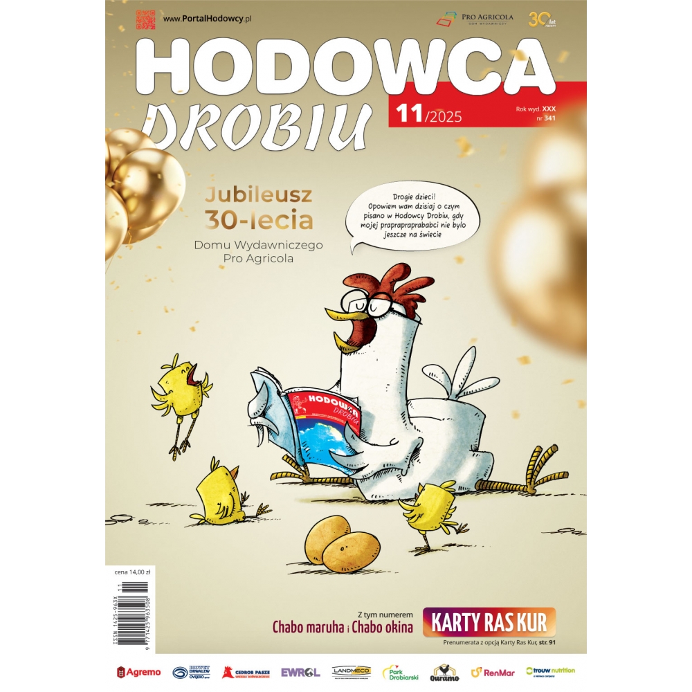 Hodowca Drobiu 11/2025 - wydanie papierowe Hodowca Drobiu 11/2025 - wydanie papierowe