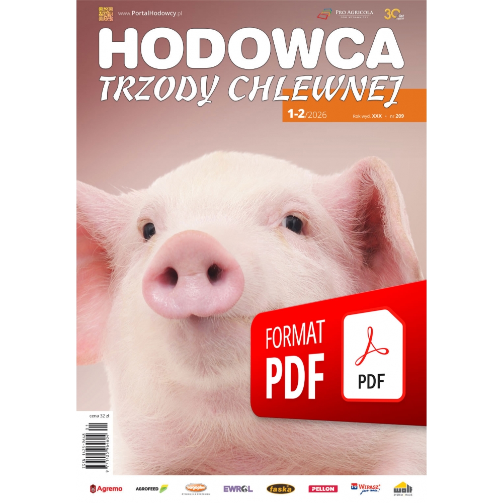 Hodowca Trzody Chlewnej 1-2/2026 - e-wydanie Hodowca Trzody Chlewnej 1-2/2026 - e-wydanie