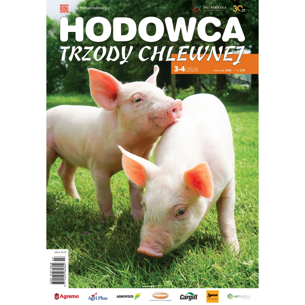 Hodowca Trzody Chlewnej 3-4/2026 - wydanie papierowe Hodowca Trzody Chlewnej 3-4/2026 - wydanie papierowe