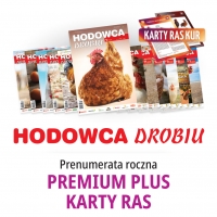 Hodowca Drobiu prenumerata roczna PREMIUM PLUS KARTY RAS