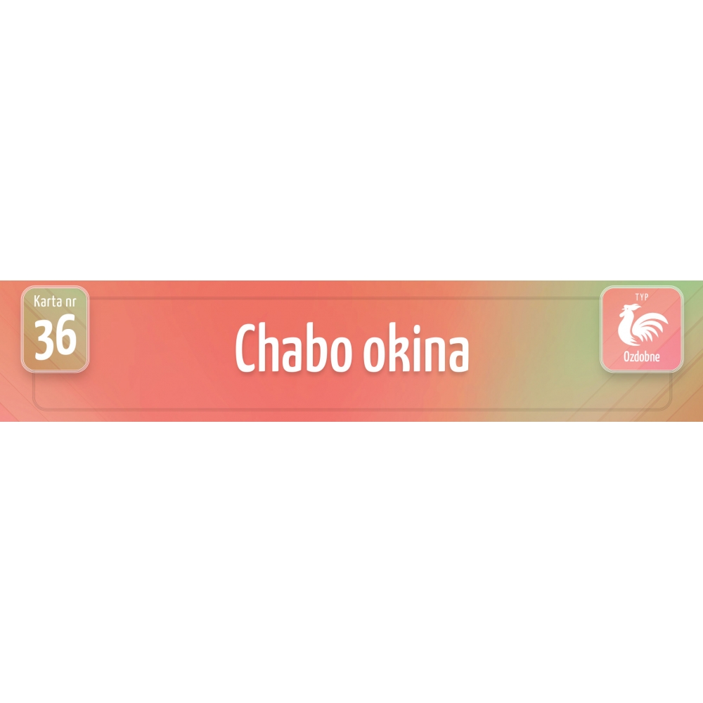 Karty Ras Kur - Chabo okina Karty Ras Kur - Chabo okina