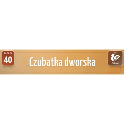 Karty Ras Kur - Czubatka dworska